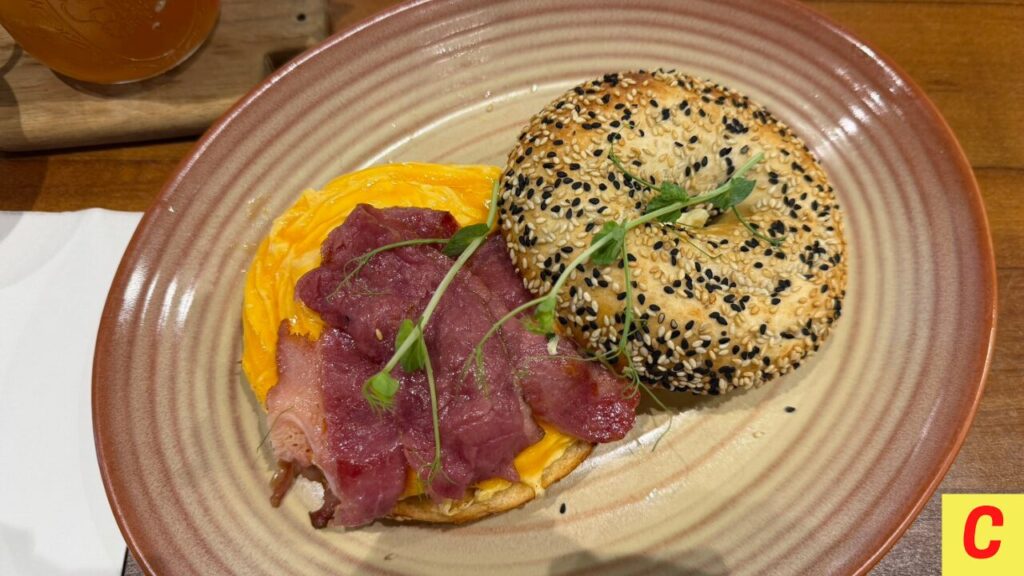 ベーグル、The Founders Cafe、